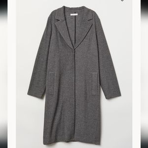 H&M straight cut coat